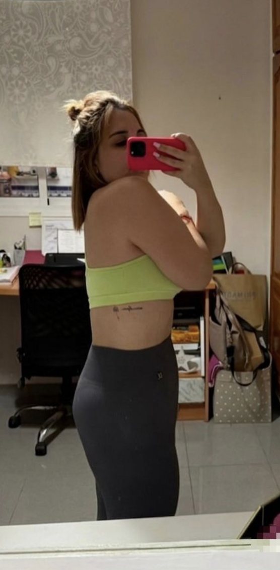 Carlota después de empezar con Aurena