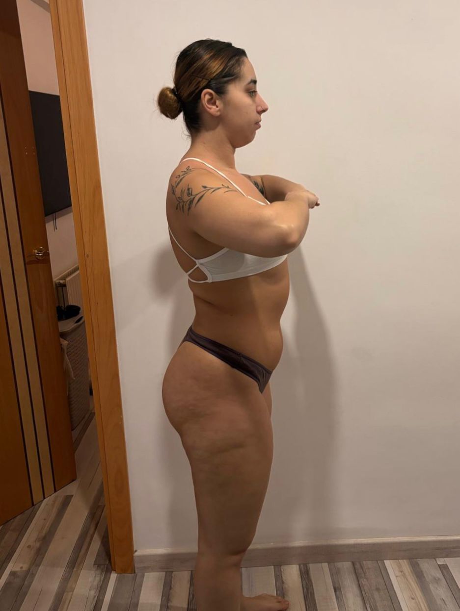 Cosmina antes de empezar con Aurena