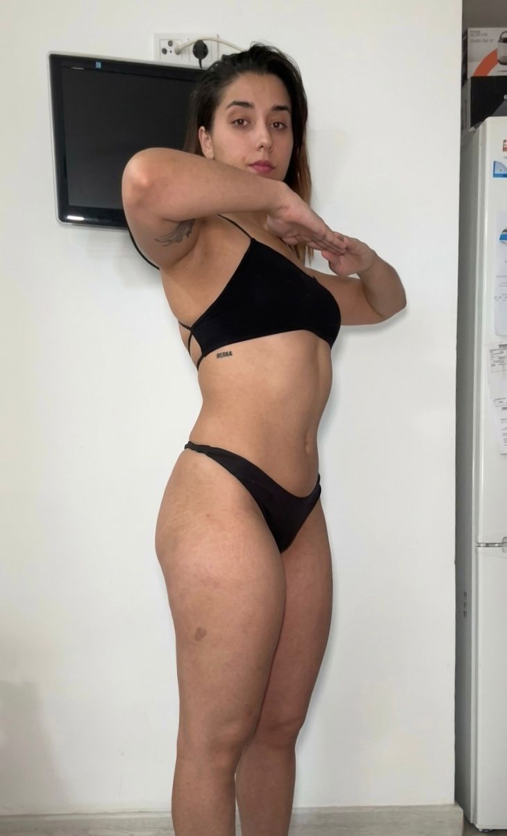 Cosmina después de empezar con Aurena